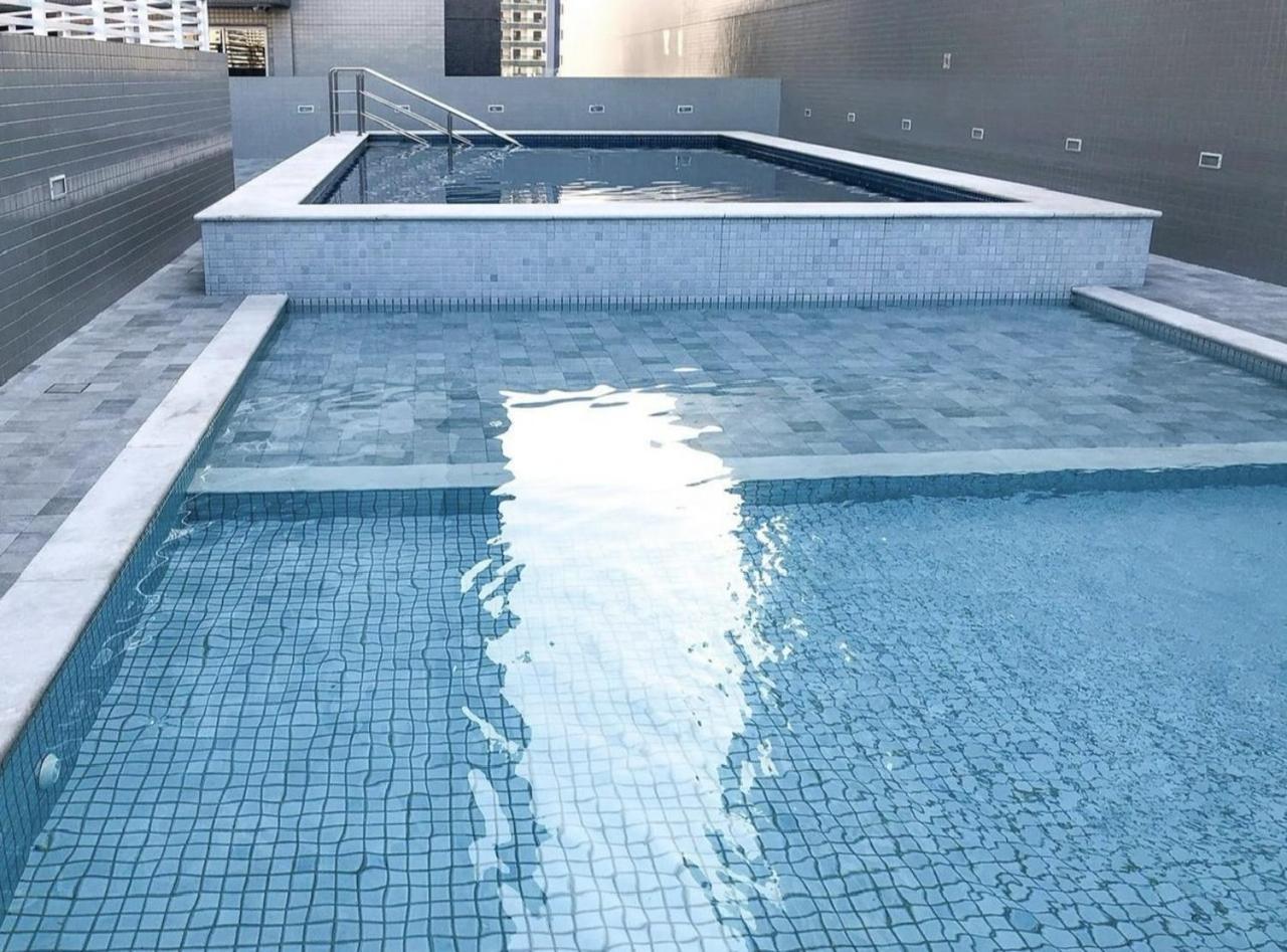 Apto Otima Localizacao A 100M Da Praia, Piscina, Ar Condicionado, Garagem E Portaria 24H Praia Grande  Eksteriør billede