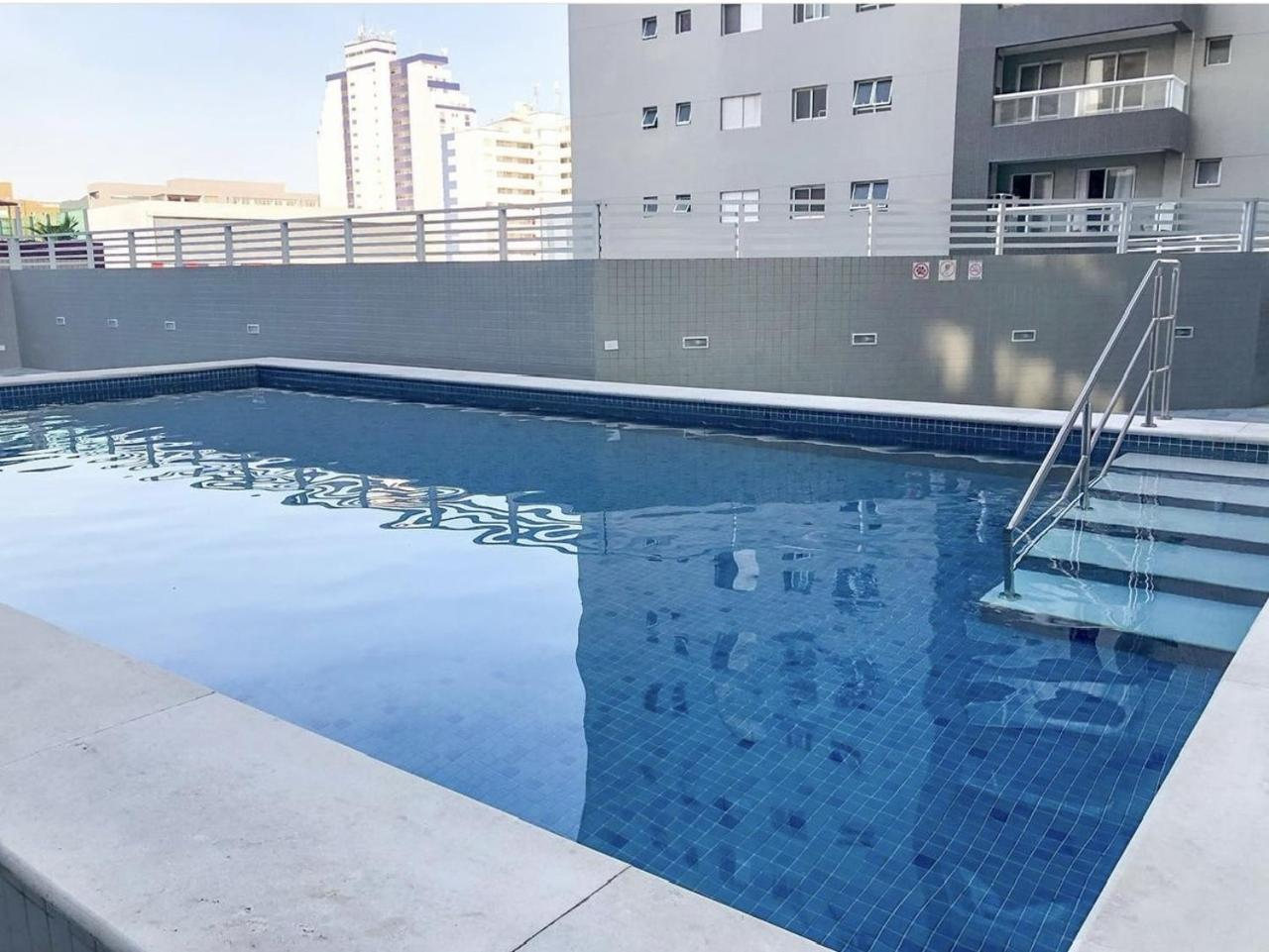 Apto Otima Localizacao A 100M Da Praia, Piscina, Ar Condicionado, Garagem E Portaria 24H Praia Grande  Eksteriør billede
